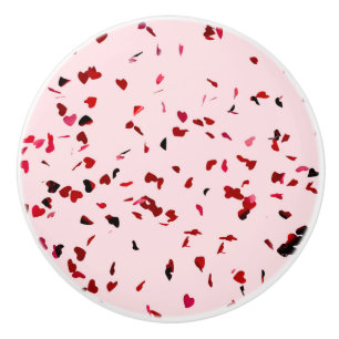 Hearts Of Love Ceramic Knob