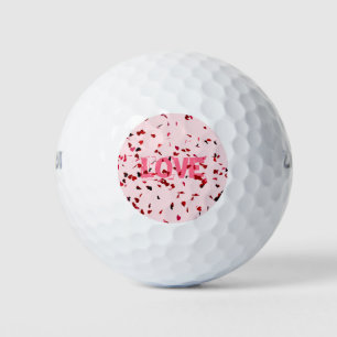 Hearts Of Love Golf Balls