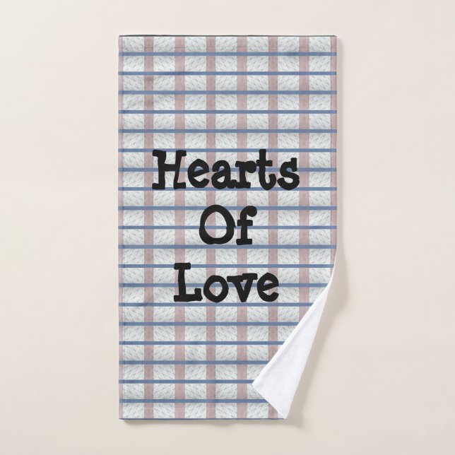 Hearts Of Love Hand Towel (Hand Towel)