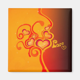 Hearts of Love Magnet