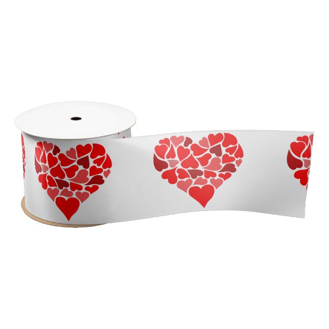 Hearts of Love ribbon Satin Ribbon (Spool)
