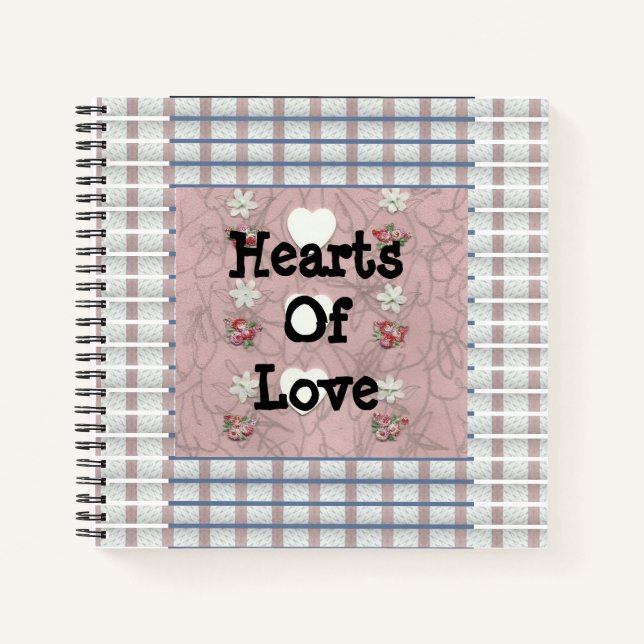 Hearts Of Love Three Notebook (Front)