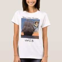 Hearts of Oak, New Crew Member  Vera B T-shirt