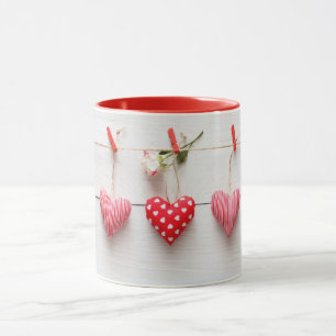 **HEARTS ON A STRING** COFFEE MUT MUG