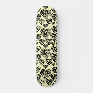 Hearts on Cream Skateboard