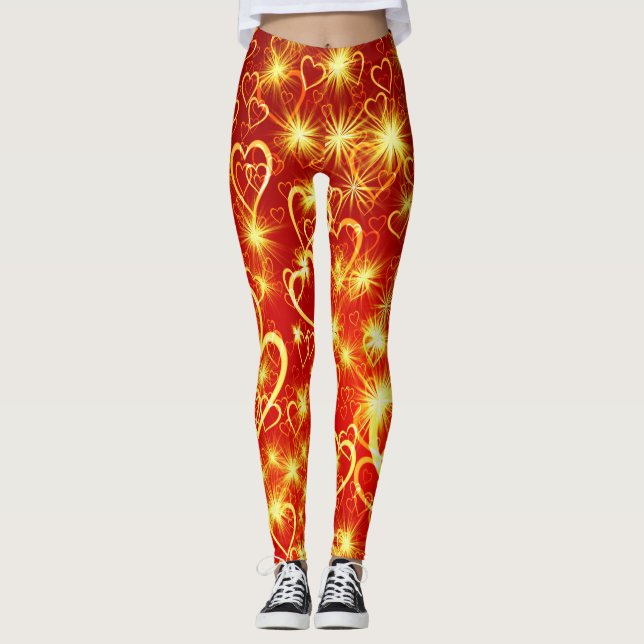 Hearts On Fire Leggings (Front)