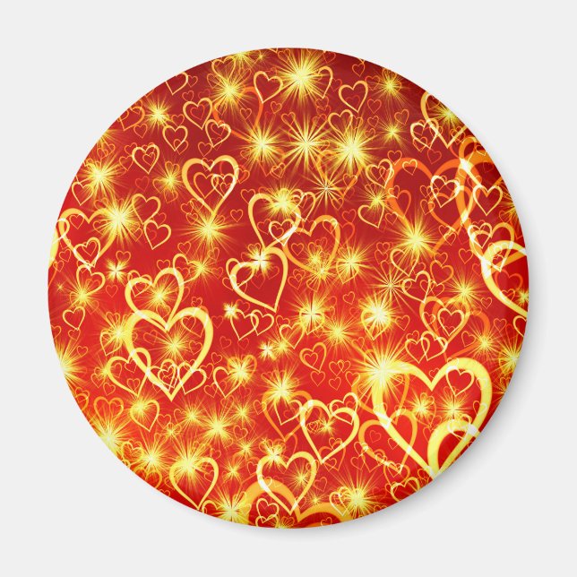Hearts On Fire Magnet (Front)