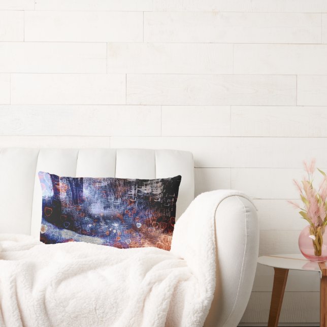 Hearts on the Road Throw Pillow (Couch)