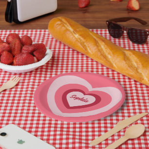 HEARTS PAPER PLATE