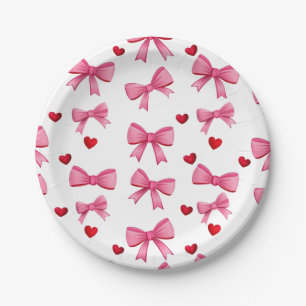 Hearts Party Paper Plate
