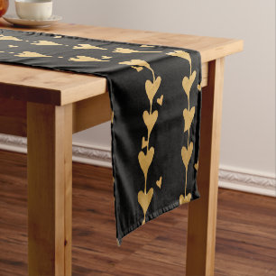 Hearts Pattern 14 Short Table Runner