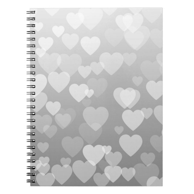 Hearts Pattern 17 Notebook (Front)