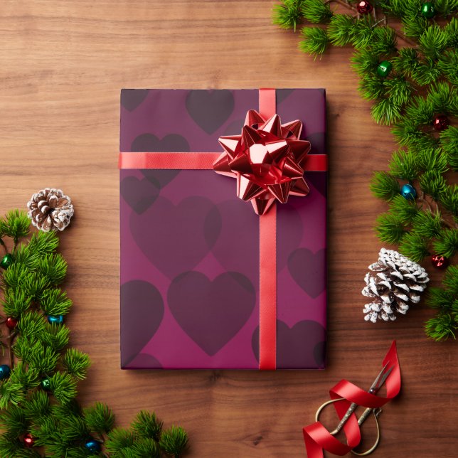 Hearts Pattern 18 Wrapping Paper (Holiday Gift)