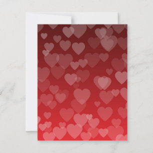 Hearts Pattern 19 Card