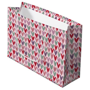Hearts Pattern 1 Large Gift Bag