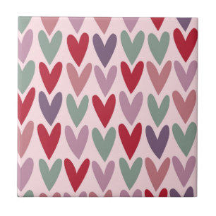 Hearts Pattern 1 Tile