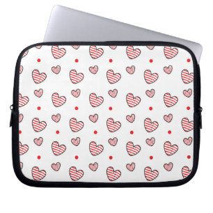 Hearts Pattern 21 Laptop Sleeve