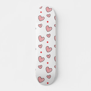 Hearts Pattern 21 Skateboard