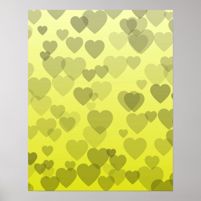 Hearts Pattern 22 Poster (Front)