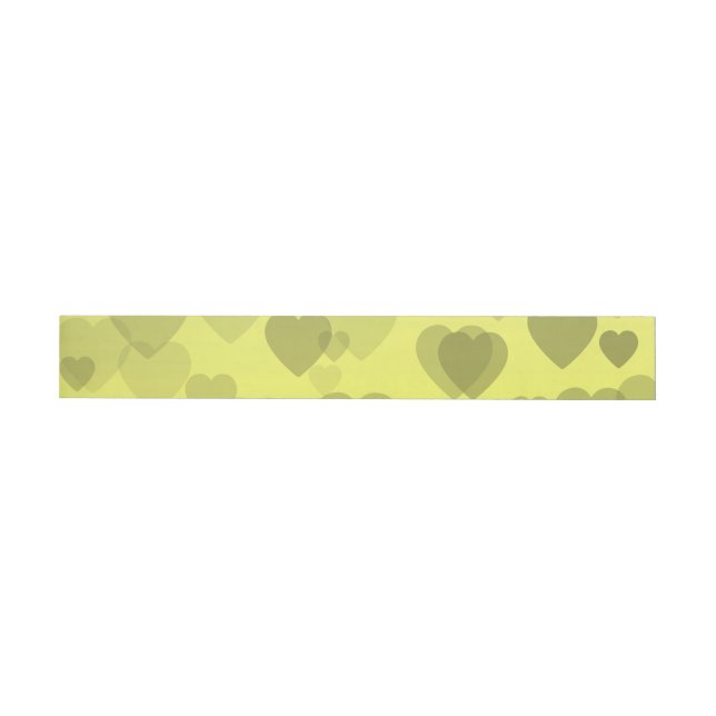 Hearts Pattern 22 Wrap Around Label (Individual)