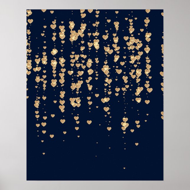 Hearts Pattern 23 Poster (Front)