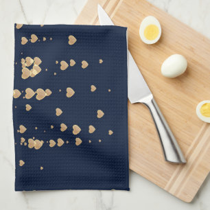 Hearts Pattern 23 Tea Towel