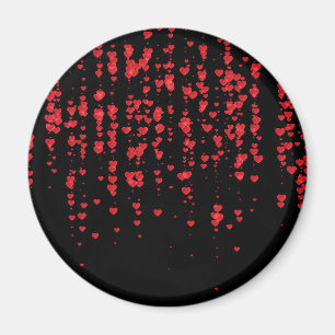 Hearts Pattern 24 Magnet