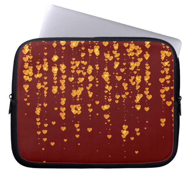 Hearts Pattern 25 Laptop Sleeve (Front)