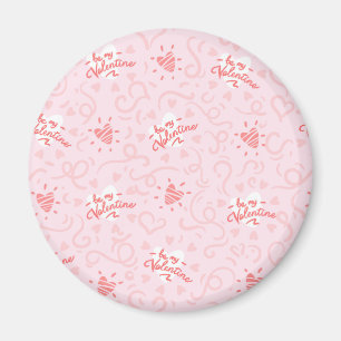Hearts Pattern 25 Magnet
