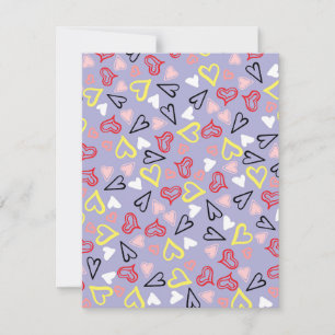 Hearts Pattern 31 Card