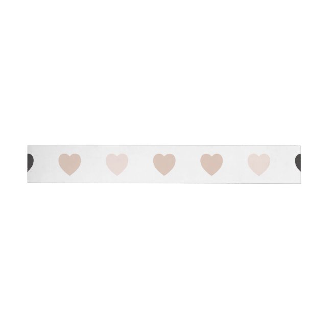 Hearts Pattern 31 Wrap Around Label (Individual)