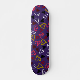 Hearts Pattern 32 Skateboard