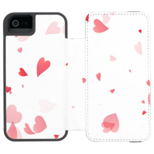 Hearts Pattern 33 Incipio Watson™ iPhone 5 Wallet Case