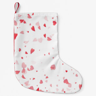 Hearts Pattern 33 Small Christmas Stocking