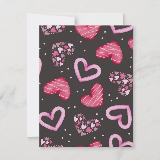 Hearts Pattern 34 Card (Front)