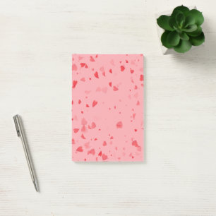 Hearts Pattern 34 Post-it Notes