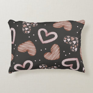 Hearts Pattern 35 Decorative Cushion