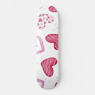 Hearts Pattern 36 Skateboard