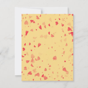 Hearts Pattern 38 Card