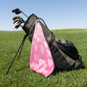 Hearts Pattern 73.2 Golf Towel