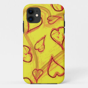 Hearts pattern iPhone 11 case