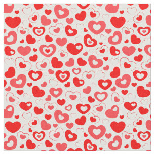 Hearts Pattern Fabric
