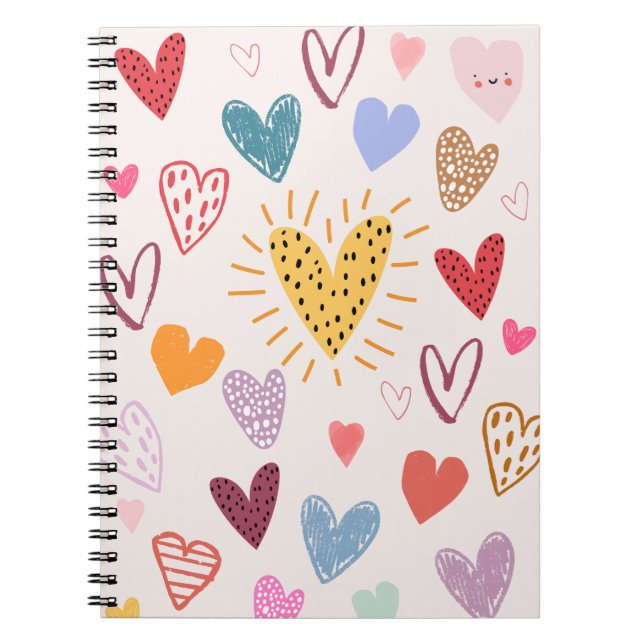 Hearts Pattern | Notebook Journal (Front)