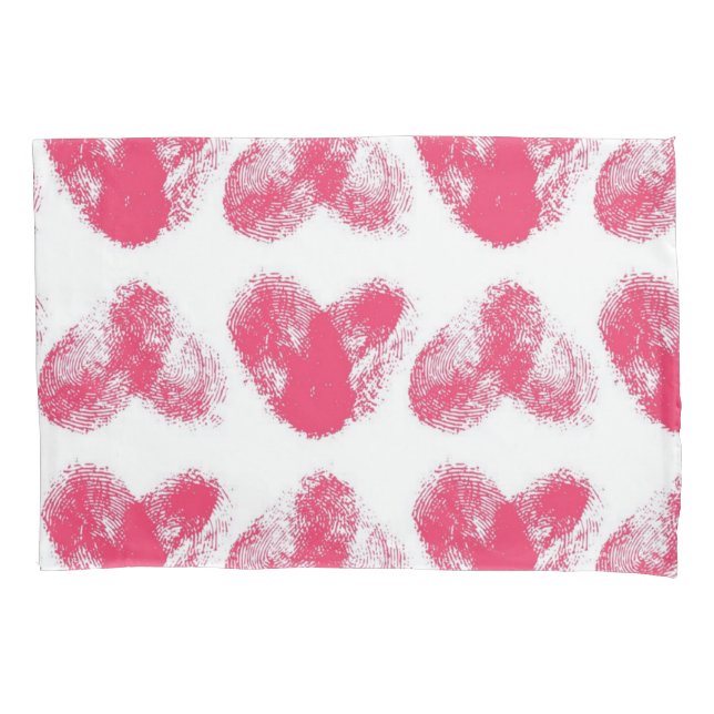 Hearts pattern pillowcase (Front)