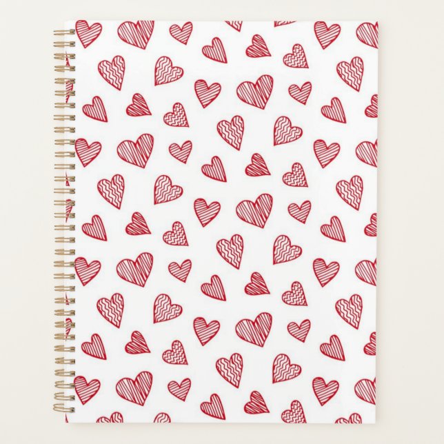 Hearts pattern planner (Front)