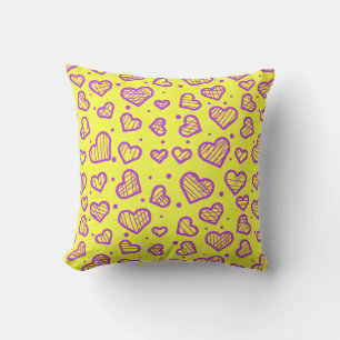 Hearts Pattern - Valentine's Day Inspired Cushion