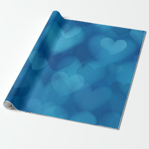 Hearts pattern wrapping paper