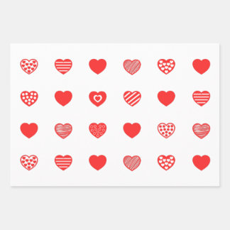Hearts pattern ! wrapping paper sheet