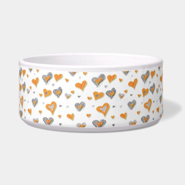 Hearts Pet Bowl (Front)