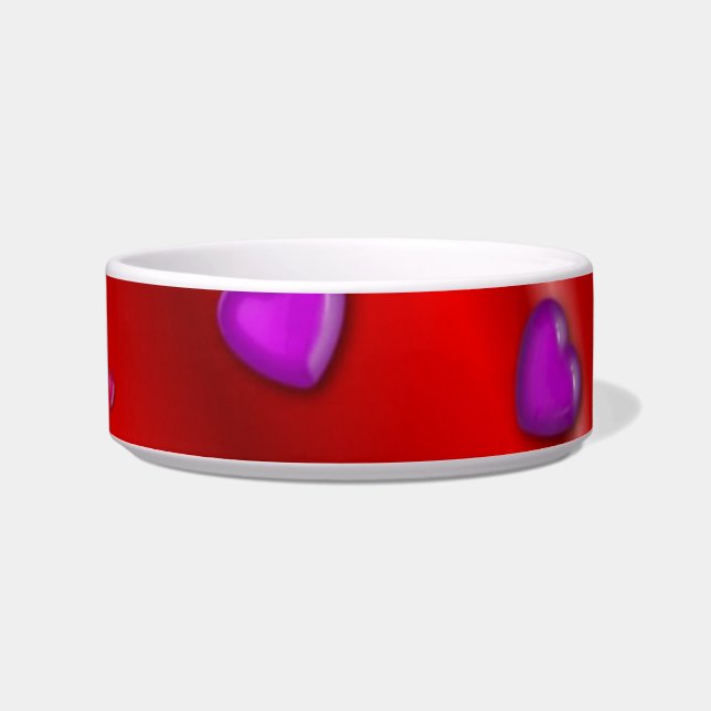 Hearts Pet Bowl (Front)